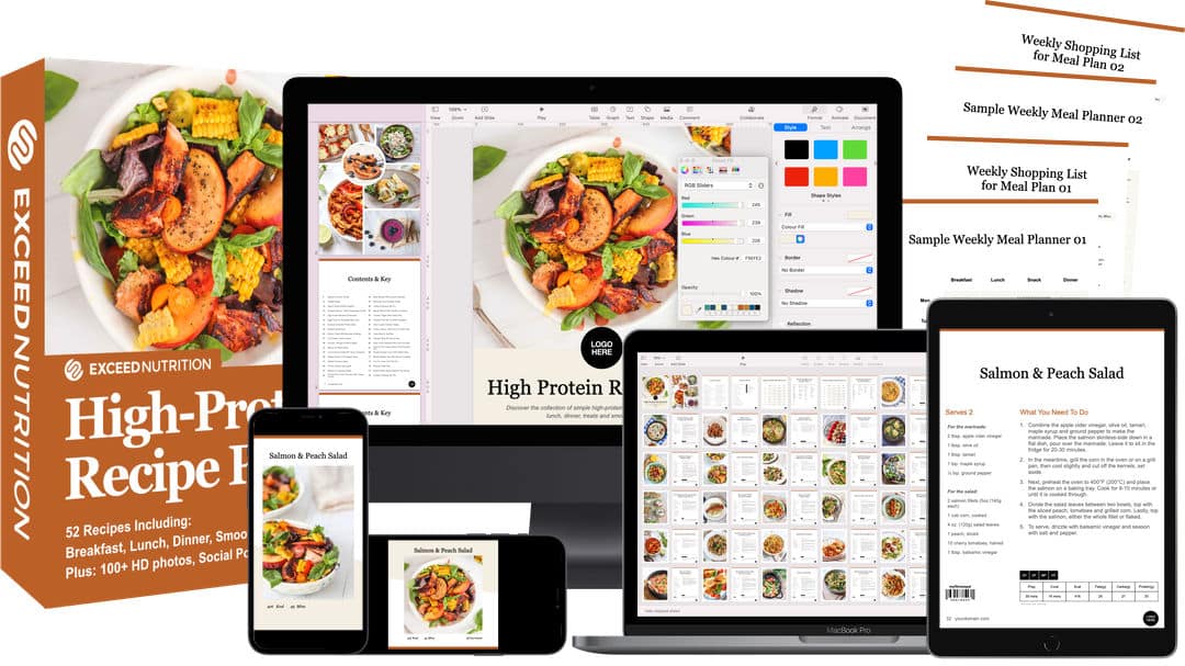 product mockup - smoothie recipe pack