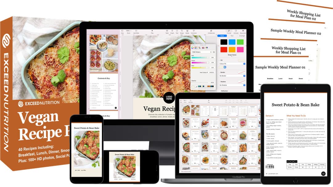 product mockup - smoothie recipe pack