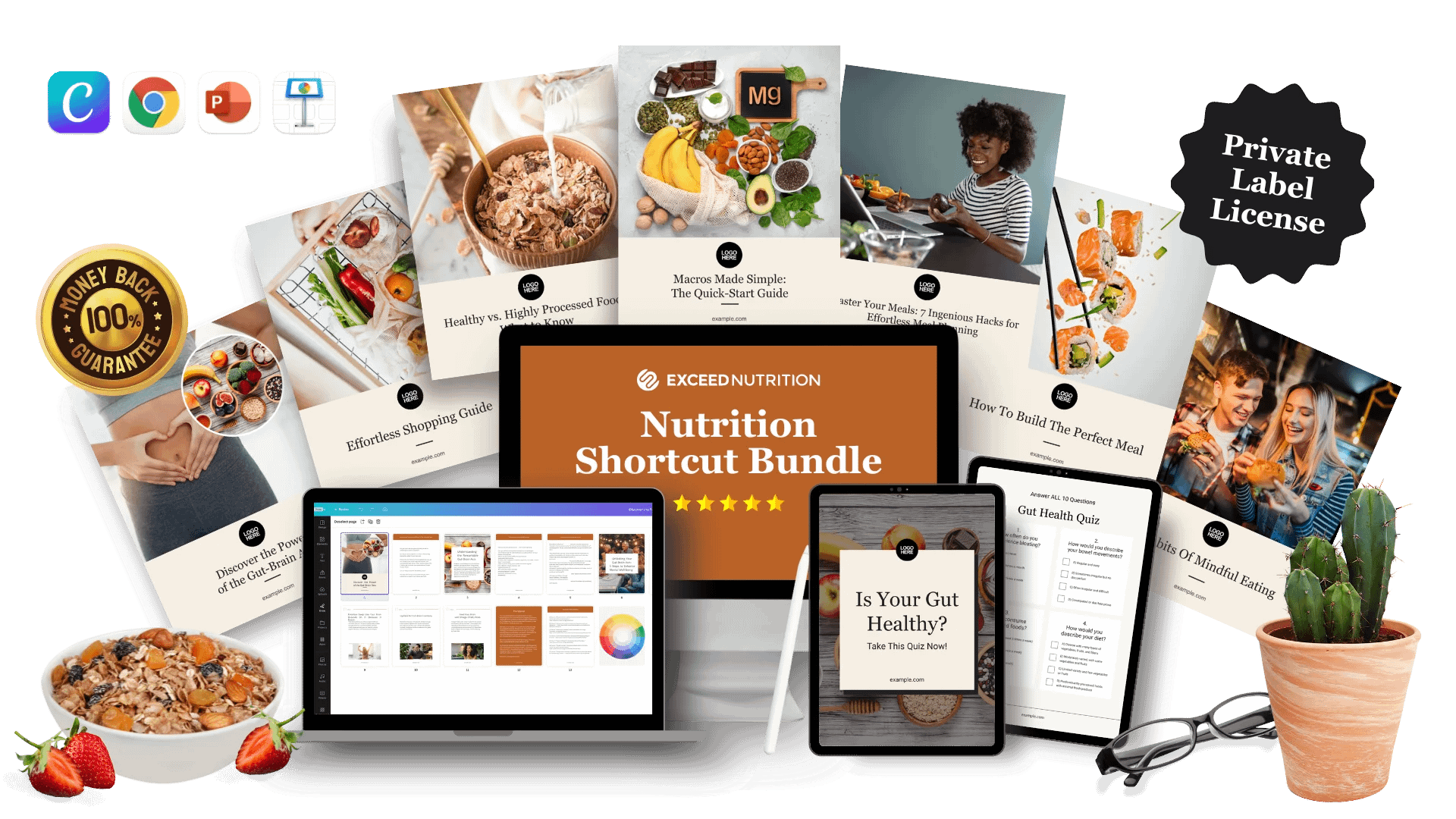 nutrition shortcut bundle mockup
