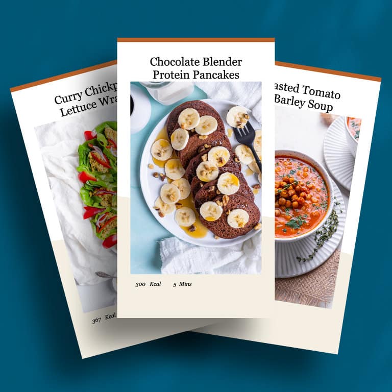 3 page mockup - social media cards