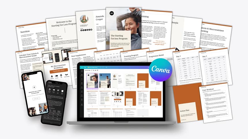 the starting fat-loss program mockup