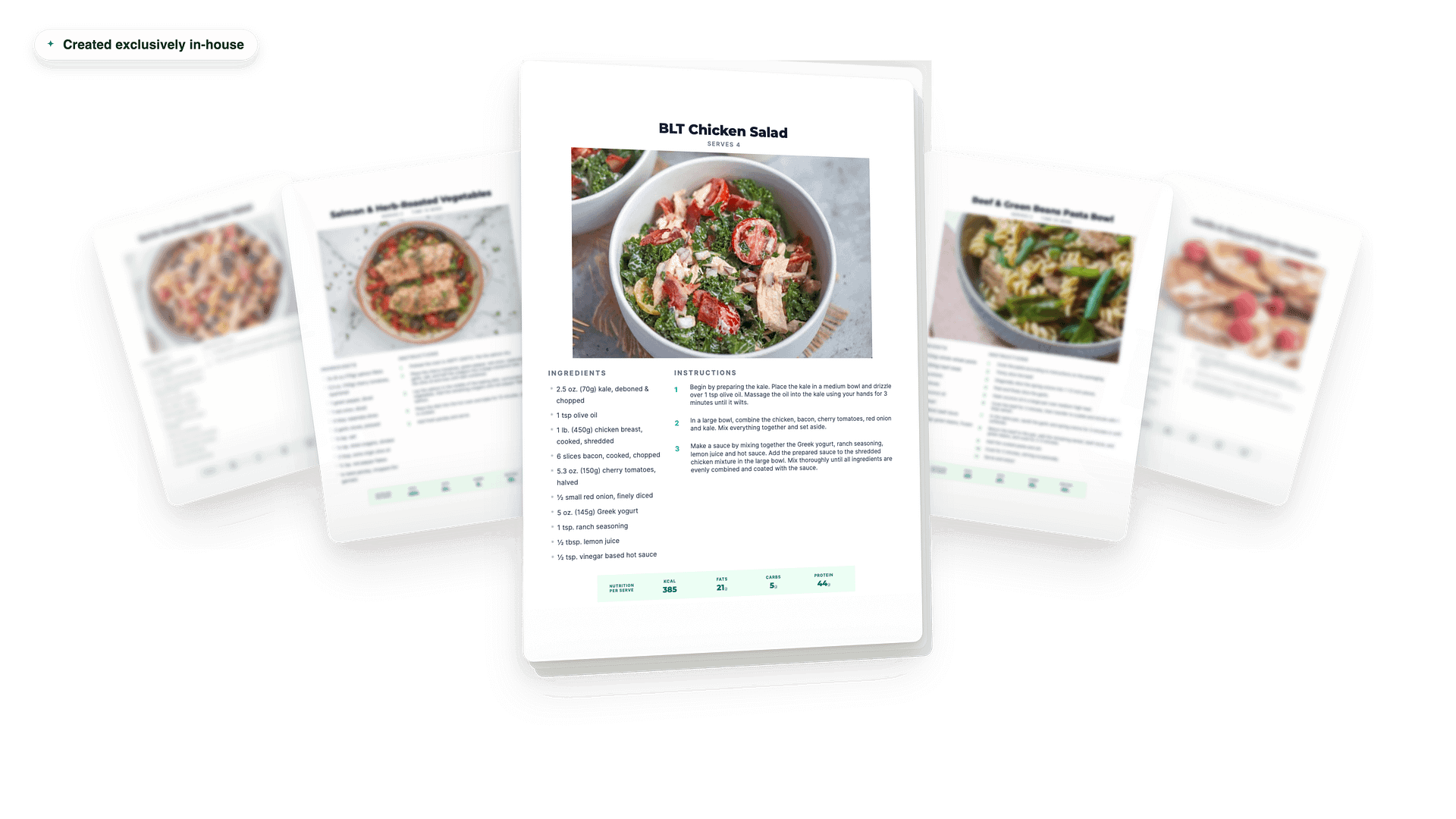 A branded recipe pack